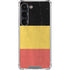 Belgium Flag Distressed Galaxy S23 Clear Case